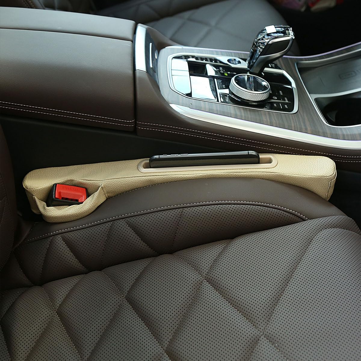 2 Pack Car Seat Gap Filler Organizer for Driver Side and Passenger