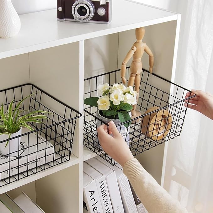 Kitchen Wire Baskets Farmhouse Decor Metal Food Storage Organizer, Household - Image 6