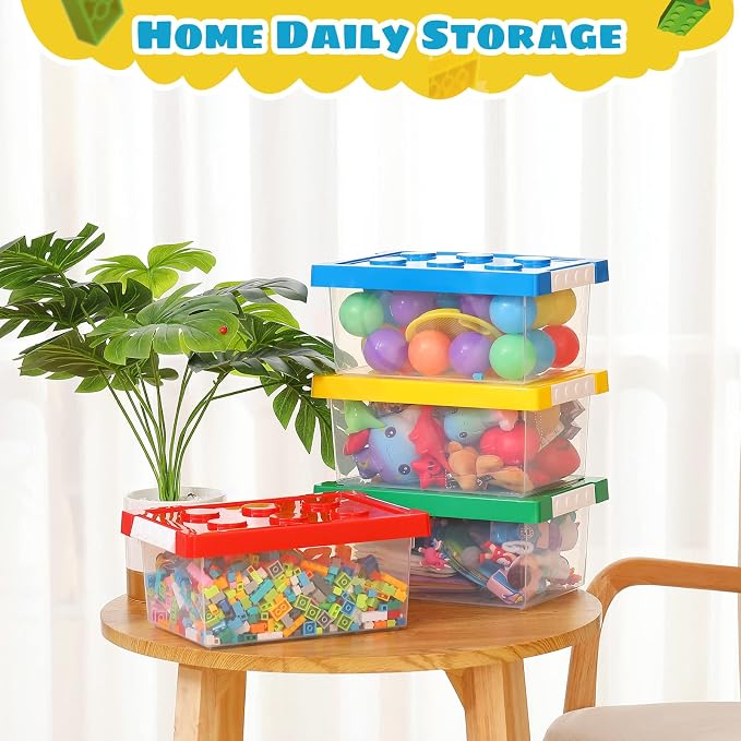 Vicenpal 4 Pack Toy Storage Containers - Image 4