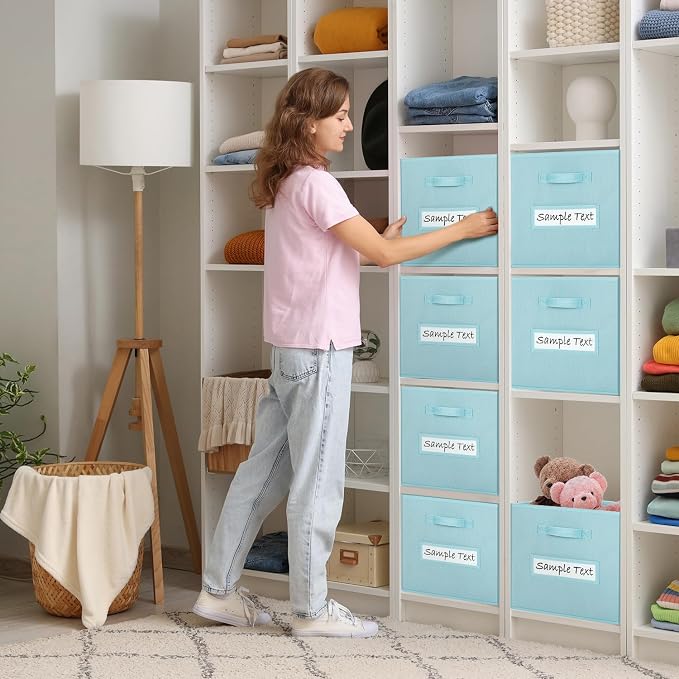 artsdi 13x13 storage cube bins Foldable Fabric storage cubes - Image 4
