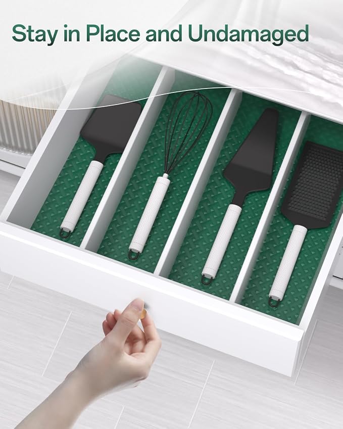 Shelf and Drawer Liner for Kitchen Cabinet, Non-Adhesive 24in x 360in - Image 8