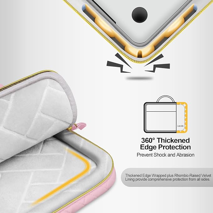 Lacdo 360° Protective Laptop Sleeve Case - Image 2