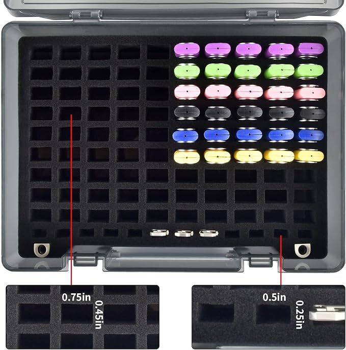 Flash Drive Case USB Memory Stick SD Card Storage Organizer- Holds 104pcs Thumb - Image 2
