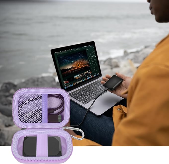 Carrying Case Compatible with Crucial X10/ X9 Pro 4TB/ 2TB/ 1TB Portable SSD - Image 6