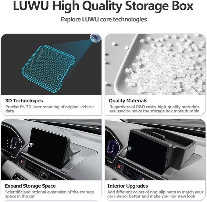 LUWU for 2023 2024 2025 Pilot Dashboard Center Console Organizer 2025 H onda - Image 7