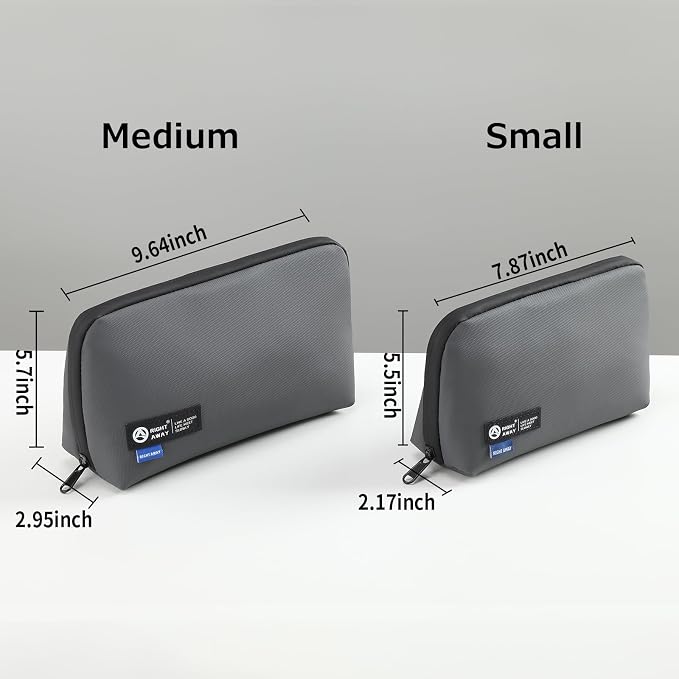 RIGHT AWAY Travel Tech Pouch，Waterproof Cord Case，Electronics Organizer Travel - Image 5