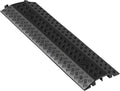 VEVOR 1 Pack Drop Over Cable Cover, 2 Channel Heavy Duty Cable Hose Protector by VEVOR