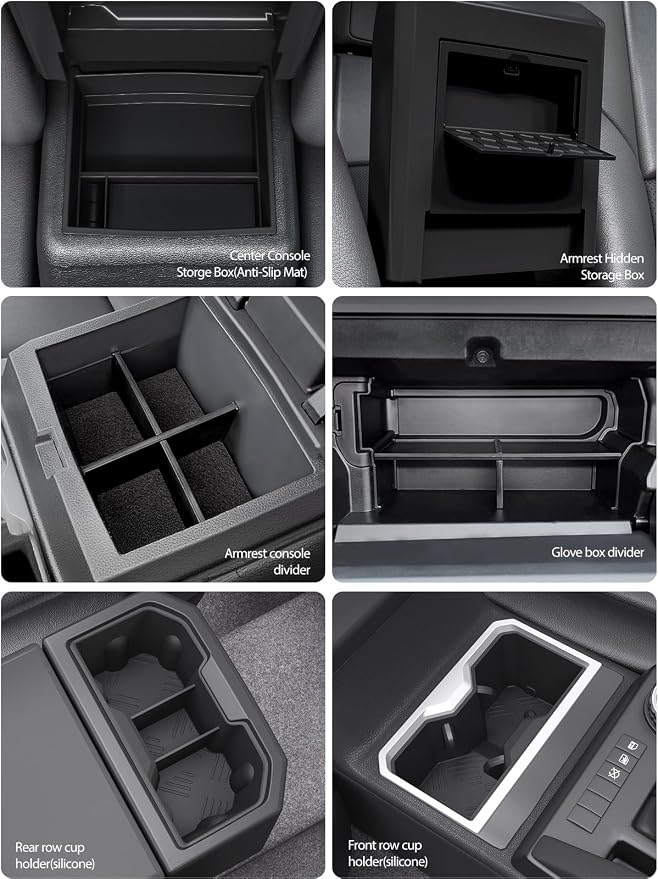 6PCS Center Console Organizer Tray - Image 2