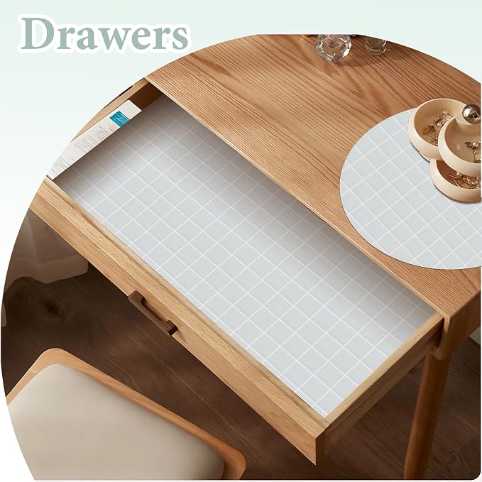 Drawer and Shelf Liner for Kitchen Cabinet: 12 in X 30 Ft Non Slip Waterproof - Image 6