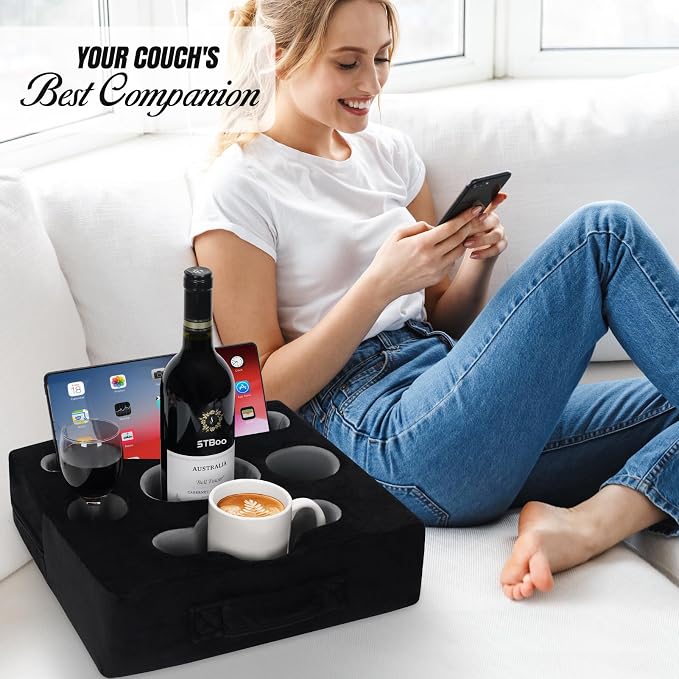 STBoo Couch Cup Holder Pillow Tray - Image 6
