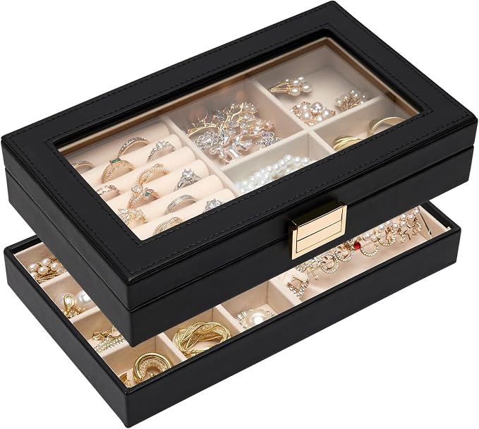 Homde Jewelry Tray Stackable Jewelry Box by Homde