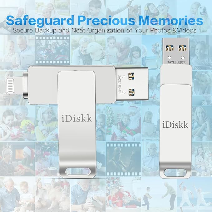 【App-le Certified 1T B】 iDiskk Photo Storage iPhone Flash Drive Photo Stick - Image 7