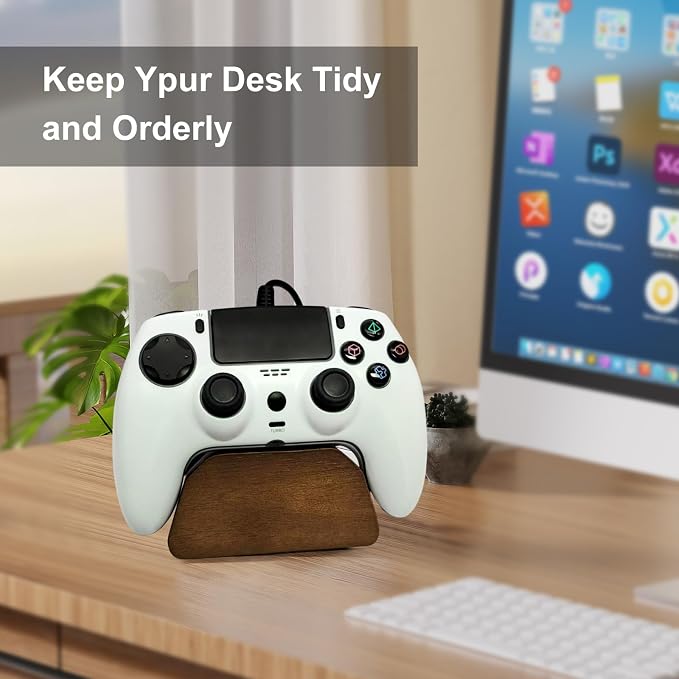 Solid Wood Controller Holder Gaming Controller Stand - Image 2