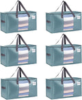 VENO 6 Pack Moving Bags, Comforter and Blanket Storage Bags by Veno