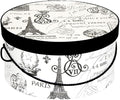 Sarah's Hat Boxes Classic Paris Hat Box – 8.75" x 4.5" Handmade in USA – by SarahsHatBoxes
