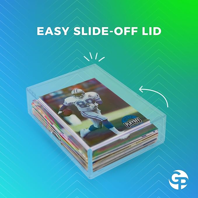 50 Pack Clear Acrylic Card Storage Boxes - Image 5