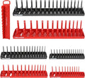 TOOLEAGUE 7Pcs Socket Organizer Tray and Magnetic Wrench Holder Set, 3/8" by TOOLEAGUE