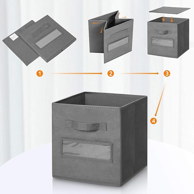 artsdi 13x13x13 storage cube bins Fabric storage cubes - Image 4