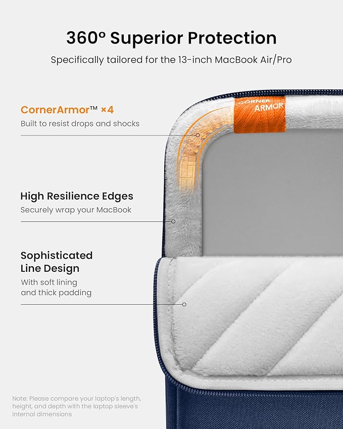 tomtoc 360 Protective Laptop Sleeve Set - Image 5