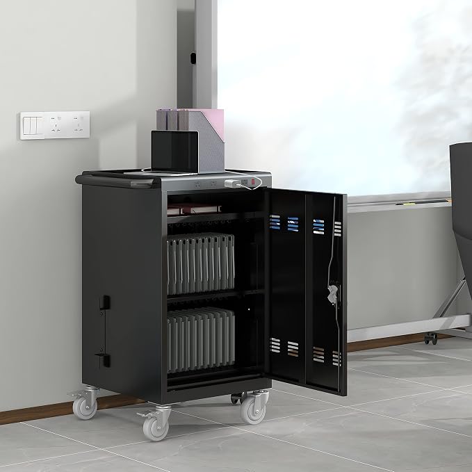 36 Device Charging Cart for Laptop Up to 16.3-inch Screen, Mobile Charging - Image 7