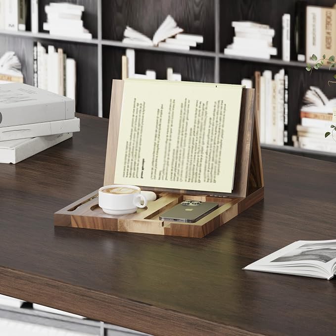 Wooden Triangle Book Stand Holder - Image 5
