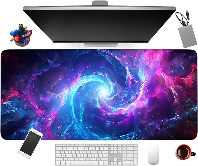 Large Mouse Pad, Cosmic Swirl Desk Mat, Extended Gaming Mouse Pad - Image 6