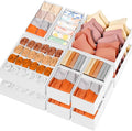 Criusia Drawer Organizer Clothes, 16 Pack Dresser Organizer Bins by Criusia