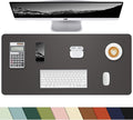 PULeather Non-Slip Desk Mat, Large Mouse Pad & Laptop Desk Pad by cebowa