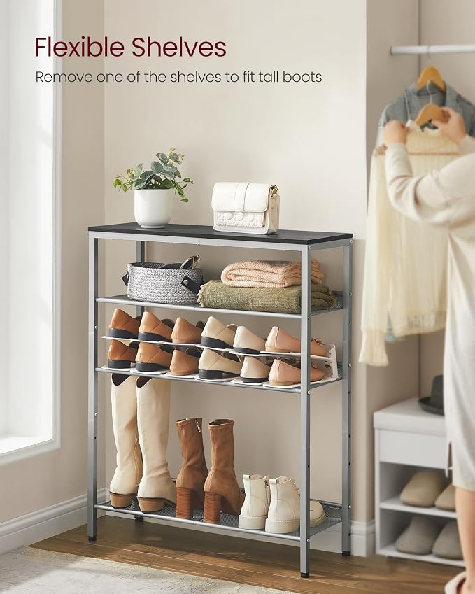 VASAGLE Shoe Rack for Entryway, 5-Tier Shoe Rack Organizer - Image 5