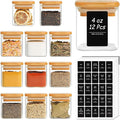 ComSaf 12Pcs Glass Spice Jars by ComSaf