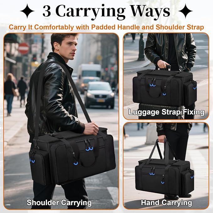 Large Dj Cable Bag with Laptop and Microphone Pocket, Dj Bag - Image 7