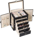 BOOVO Jewelry Box For women, 6 Layer Large Jewelry Organizer by BOOVO