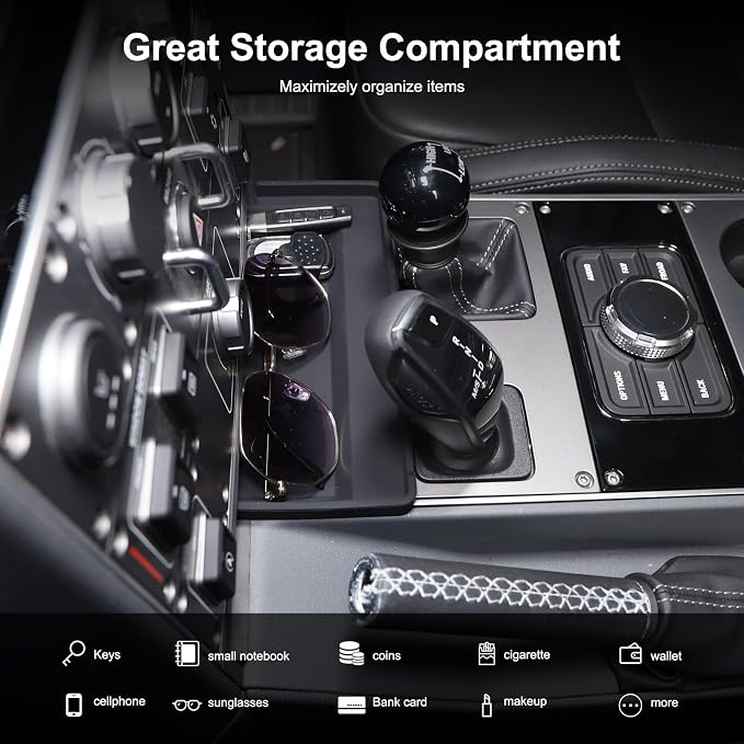 Gear Shift Center Console Front Tray Organizer Compatible - Image 5
