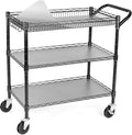 WDT 990Lbs Capacity Heavy Duty Rolling Utility Cart, NSF Rolling Carts by WDT