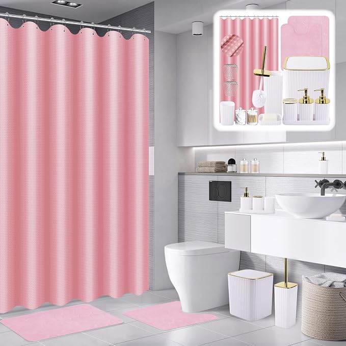 Bathroom Accessories Set- 25PC White Bathroom Set, Bathroom Set - Image 2