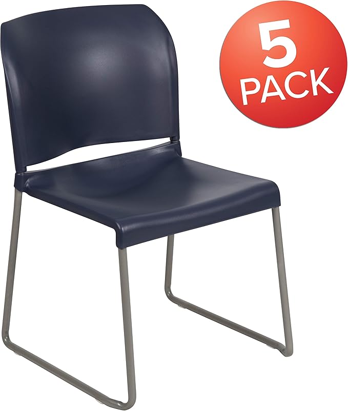 Flash Furniture Hercules Series Contoured Stacking Chairs - Image 3
