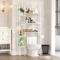 7-Tier Over the Toilet Storage Rack, Heavy-Duty Metal Bathroom