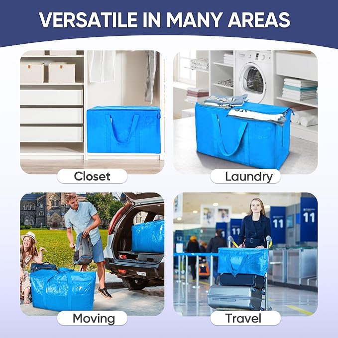 TICONN 8 Pack Extra Large Moving Bags - Image 9