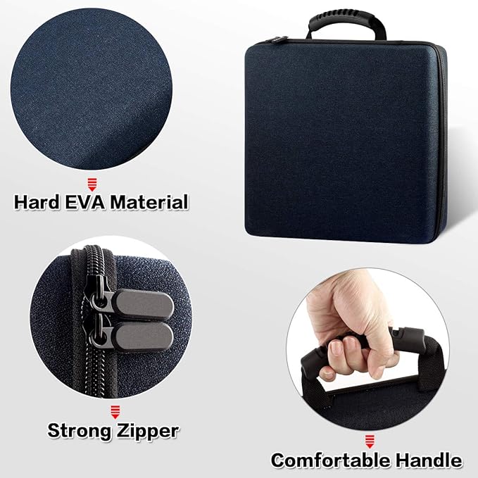 Comecase Extra Large Battery Organizer Storage Box, Garage Carrying Case Bag - Image 2