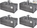VENO 4 Pack Moving Bags w/Backpack Straps, Heavy Duty, Moving Boxes Alternative by Veno