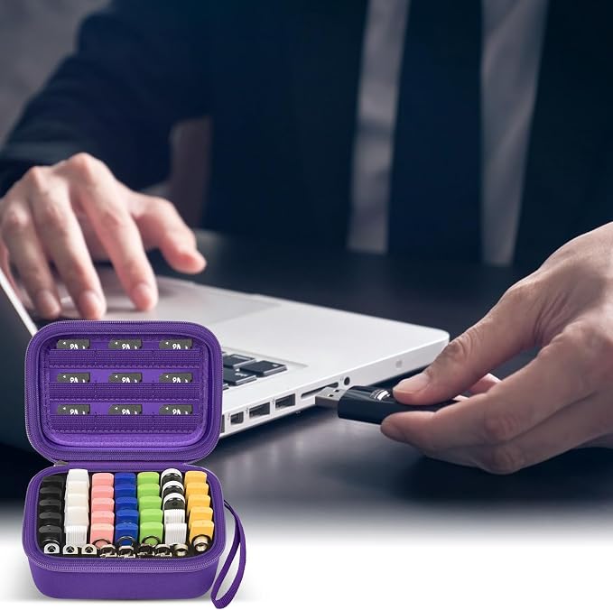 Comecase USB Flash Drive Case, Thumb Drive, Memory Card SD SDXC SDHC Card - Image 6