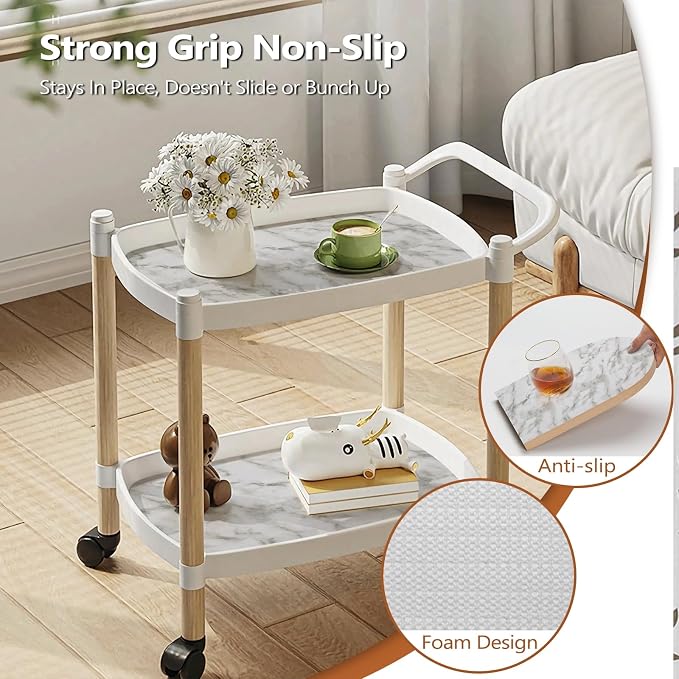Drawer and Shelf Liner for Kitchen Cabinets, Non-Adhesive Strong Grip Thickened - Image 3