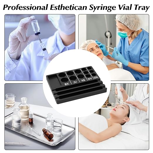 Aesthetic Practitioner Vial Holder Syring Tray, Spill-Resistant Vial Holder & - Image 6