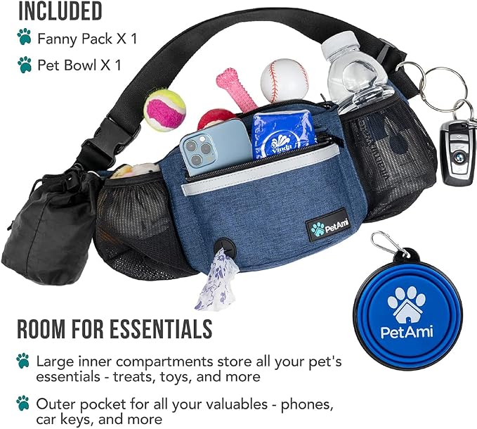 PetAmi Dog Fanny Pack, Treat Pouch - Image 2