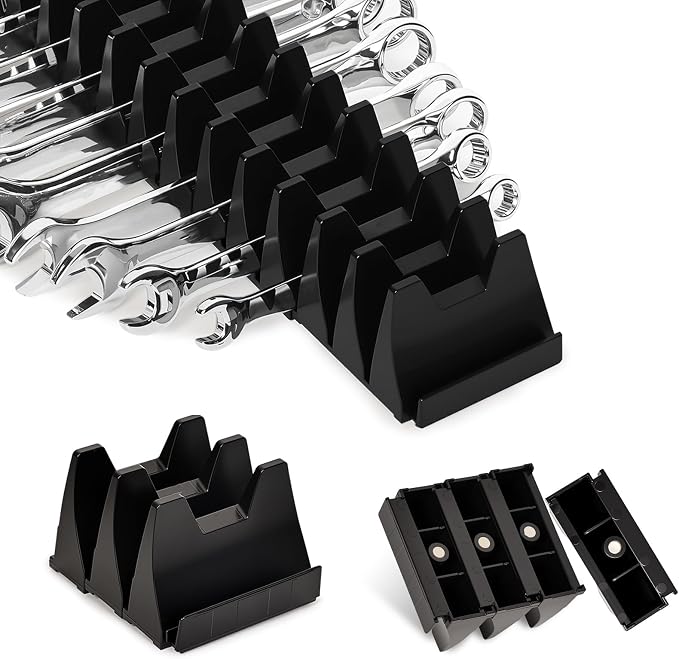 84PCS Magnetic Modular Wrench Organizer Wrench Holder by Monliful