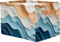 Ripple Storage Basket with Handle, Decorative Storage Bins Closet Bookshelf Dog by Kaifanee