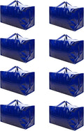 VENO 8 Pack Moving Bags and Large Christmas Decoration Storage Bins by Veno