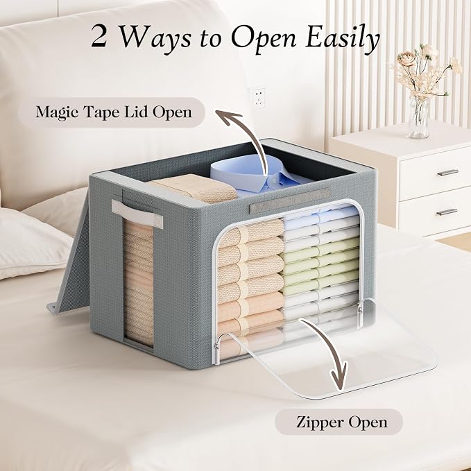Yecaye Clothes Storage Bins - Image 4