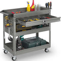 3-Tier Rolling Tool Cart, Metal Heavy Duty Utility Cart on Wheels by WanmwillToolOrganizer