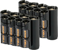 Storacell AA + AAA Combo Battery Storage Caddy and Dispenser, Holds 4 AA + 4 by Storacell